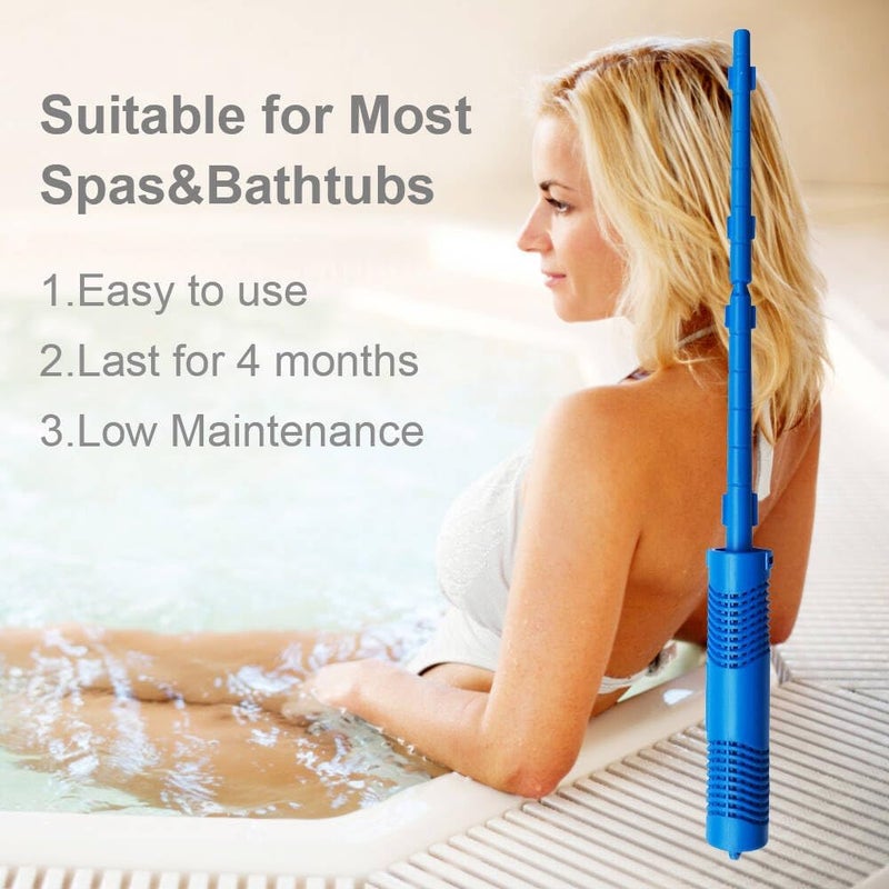 OBMAO Spa Mineral Sticks for Hot Tub Supplies，Hot Tub Stick with 4 Months Lifetime Universal for Pool&Hot Tub (Blue,2PCS) - Image 3